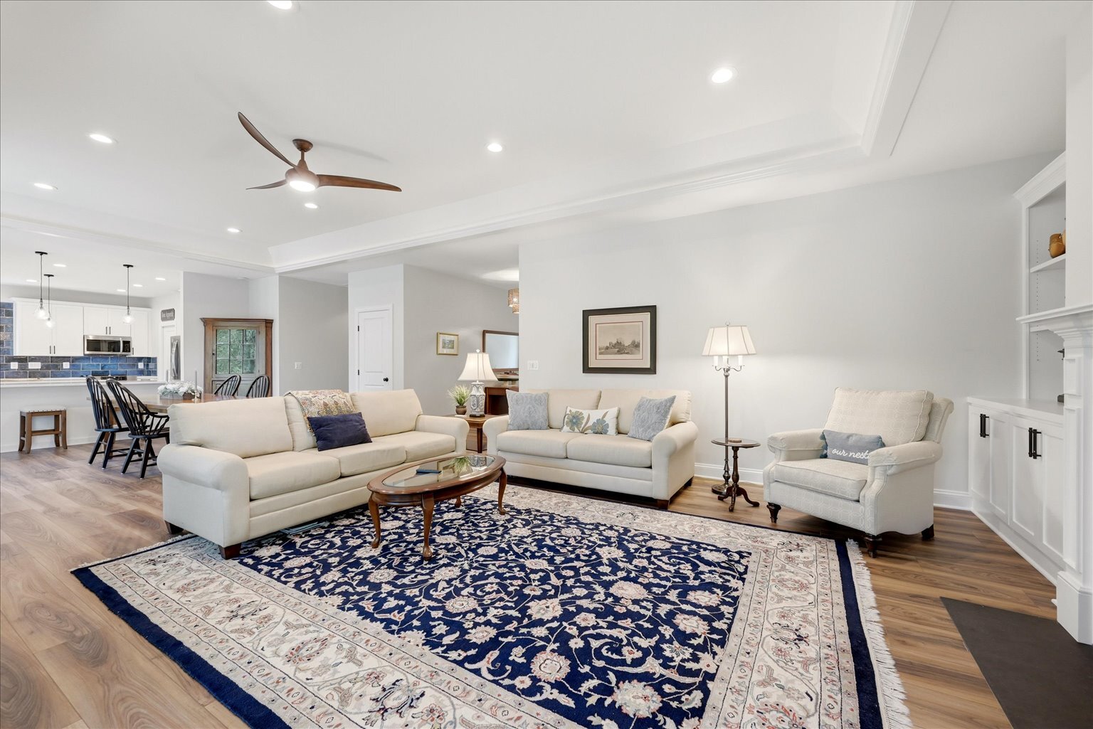 Family Room with Open Layout Flow