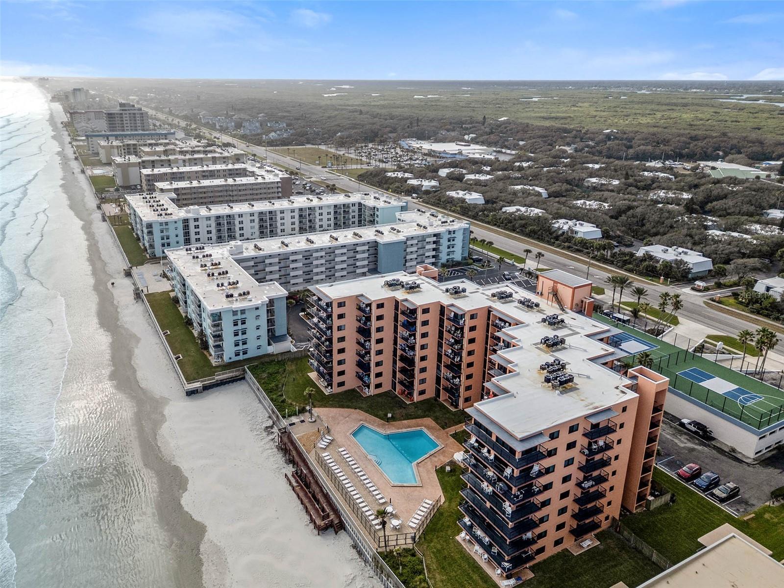 Sunrise Condos in New Smyrna Beach; call NSB Homes 386-235-8588