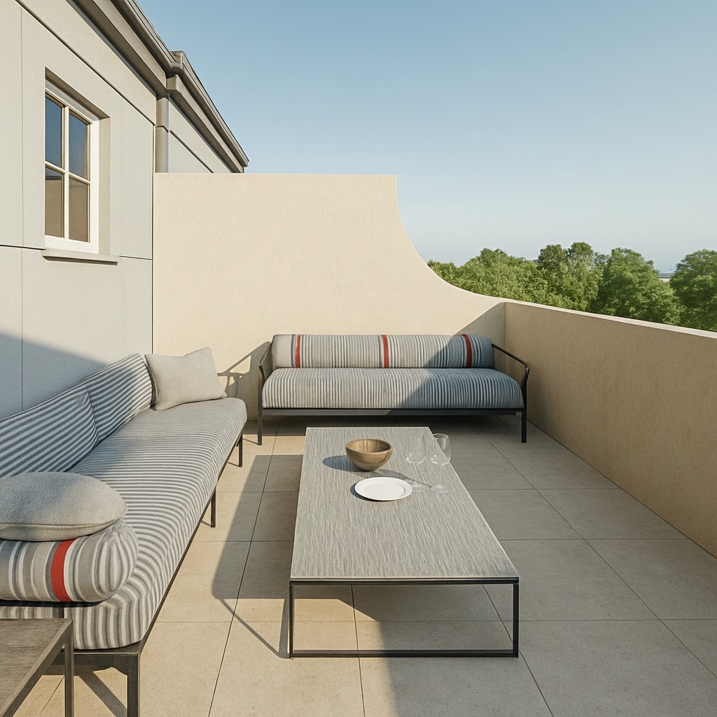 Rooftop terrace at Oberlin Preserve