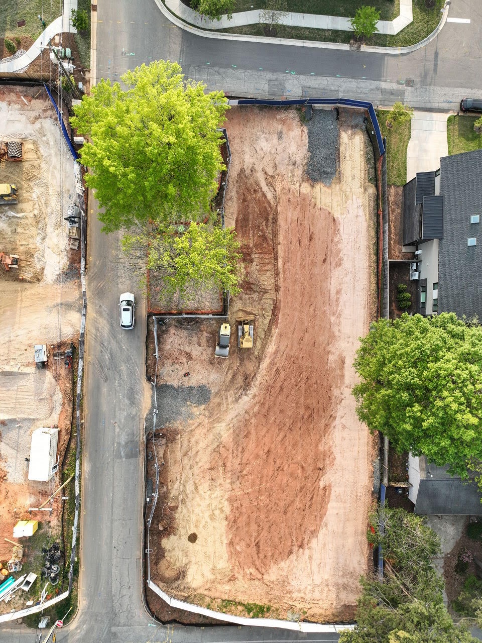 Aerial view of the Dogwood residences now underway
