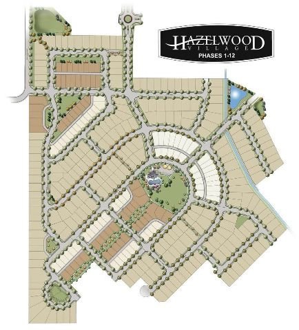 Hazelwood Village Plat Map