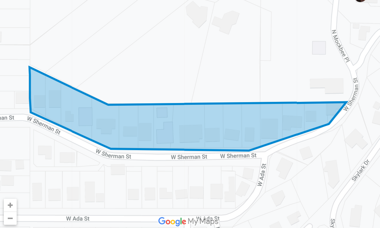 Hillside Plat Map