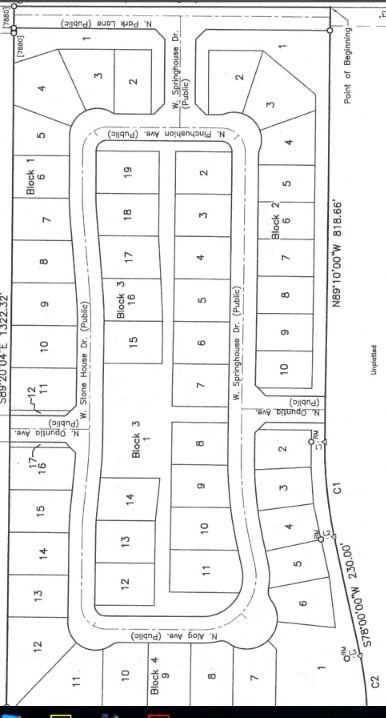 Springhouse Eagle Plat Map