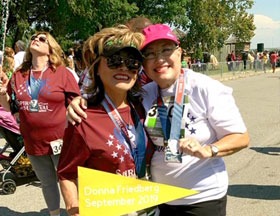 Pam and Barry's Team participating in Spirit of Survival in Lawton Oklahoma
