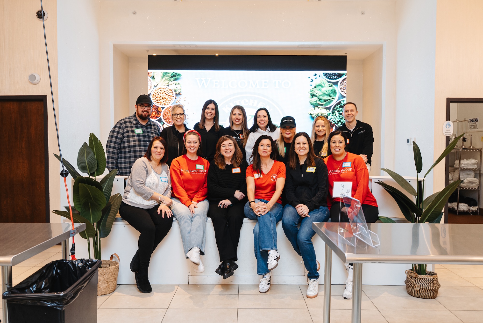 The Raines Group team at Kitchen of Life in Bexley Ohio community event