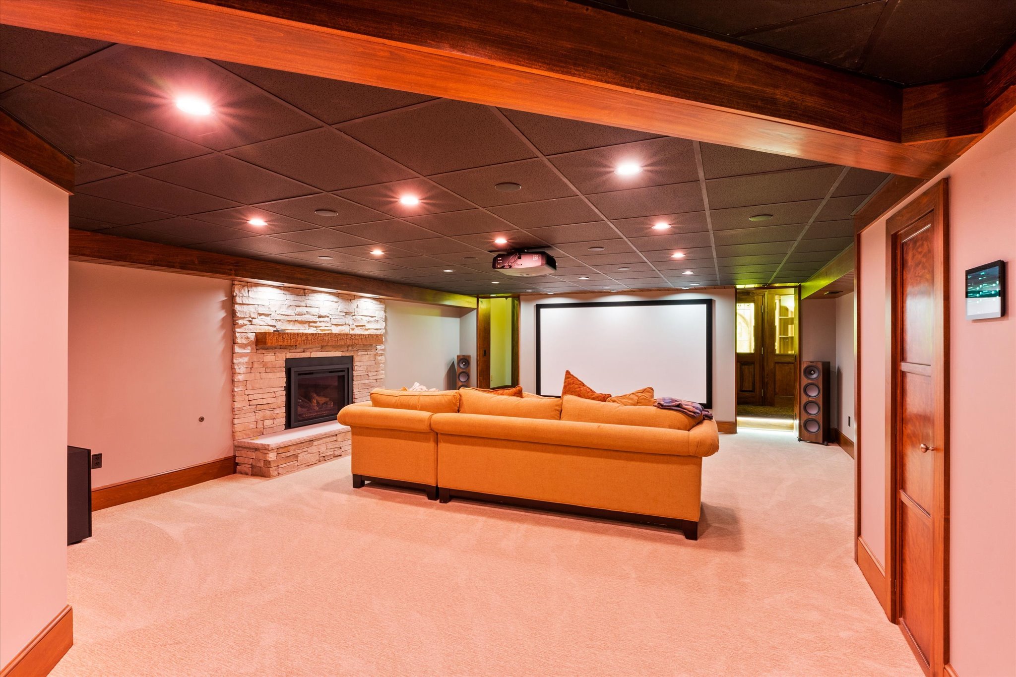 Lower Level Theater Room