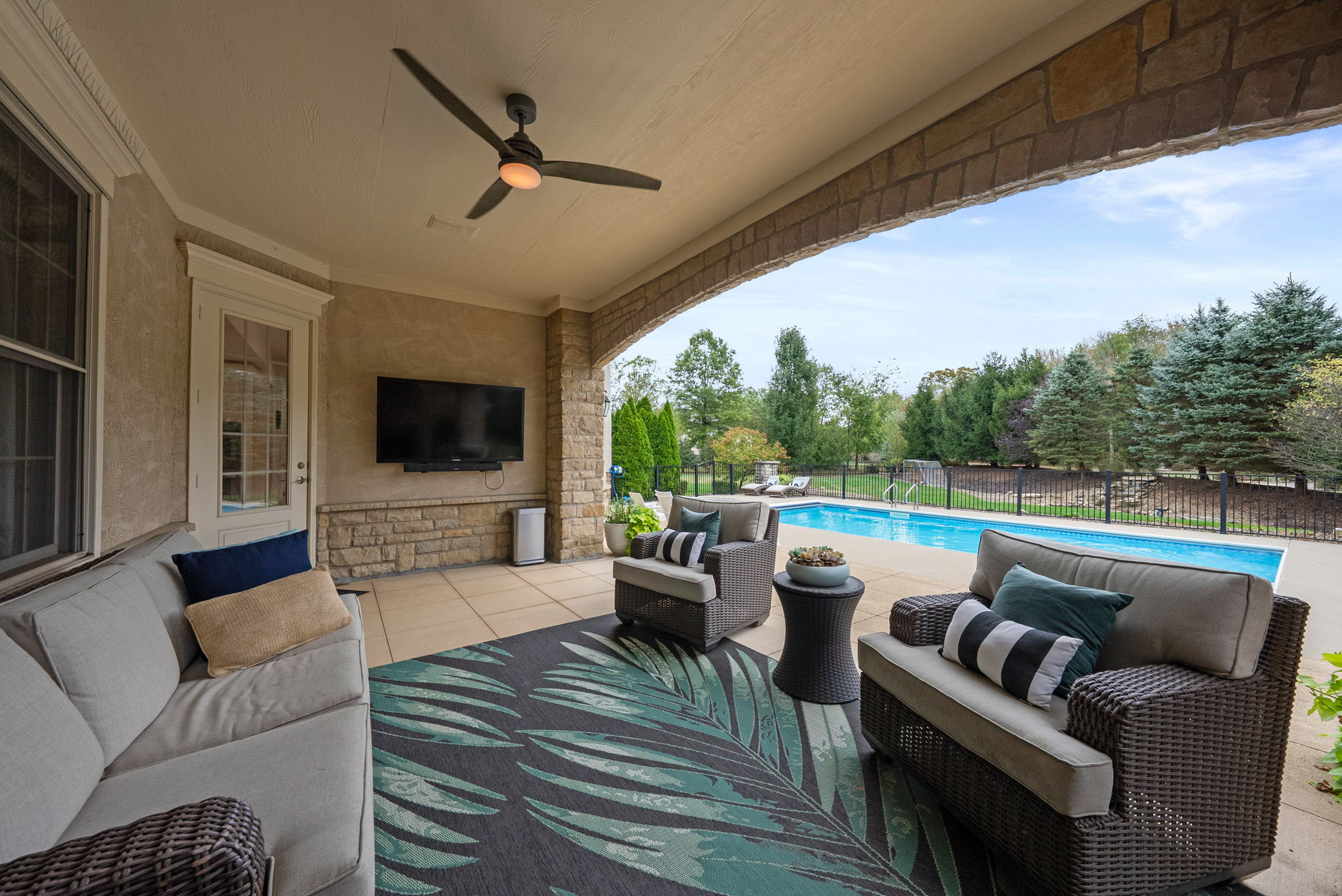 Covered Back Porch