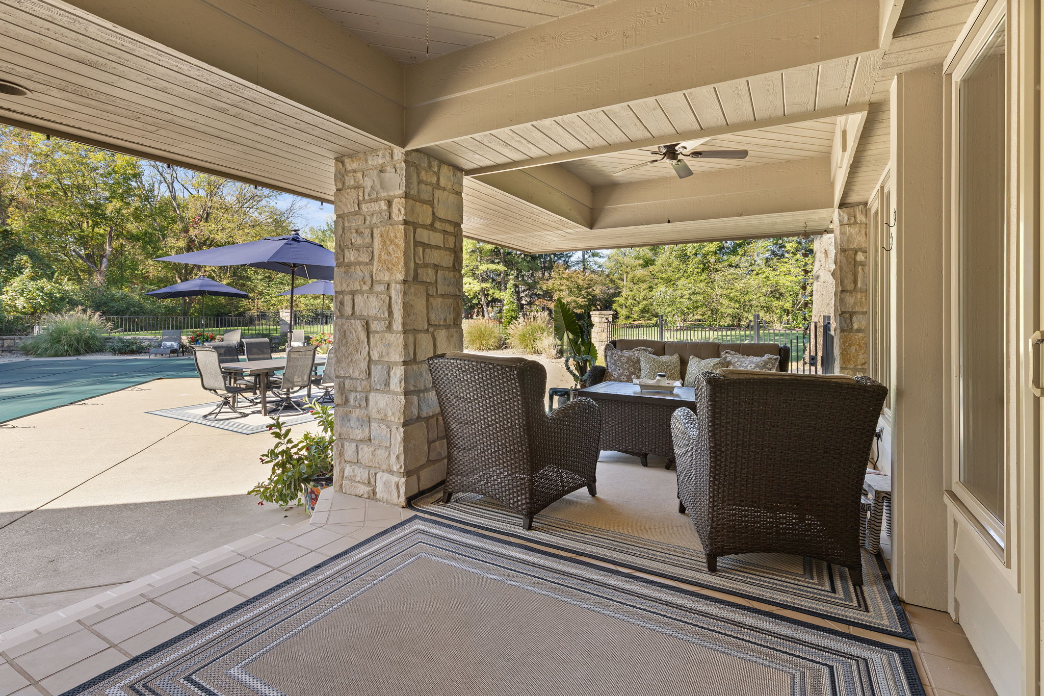 Covered Back Porch