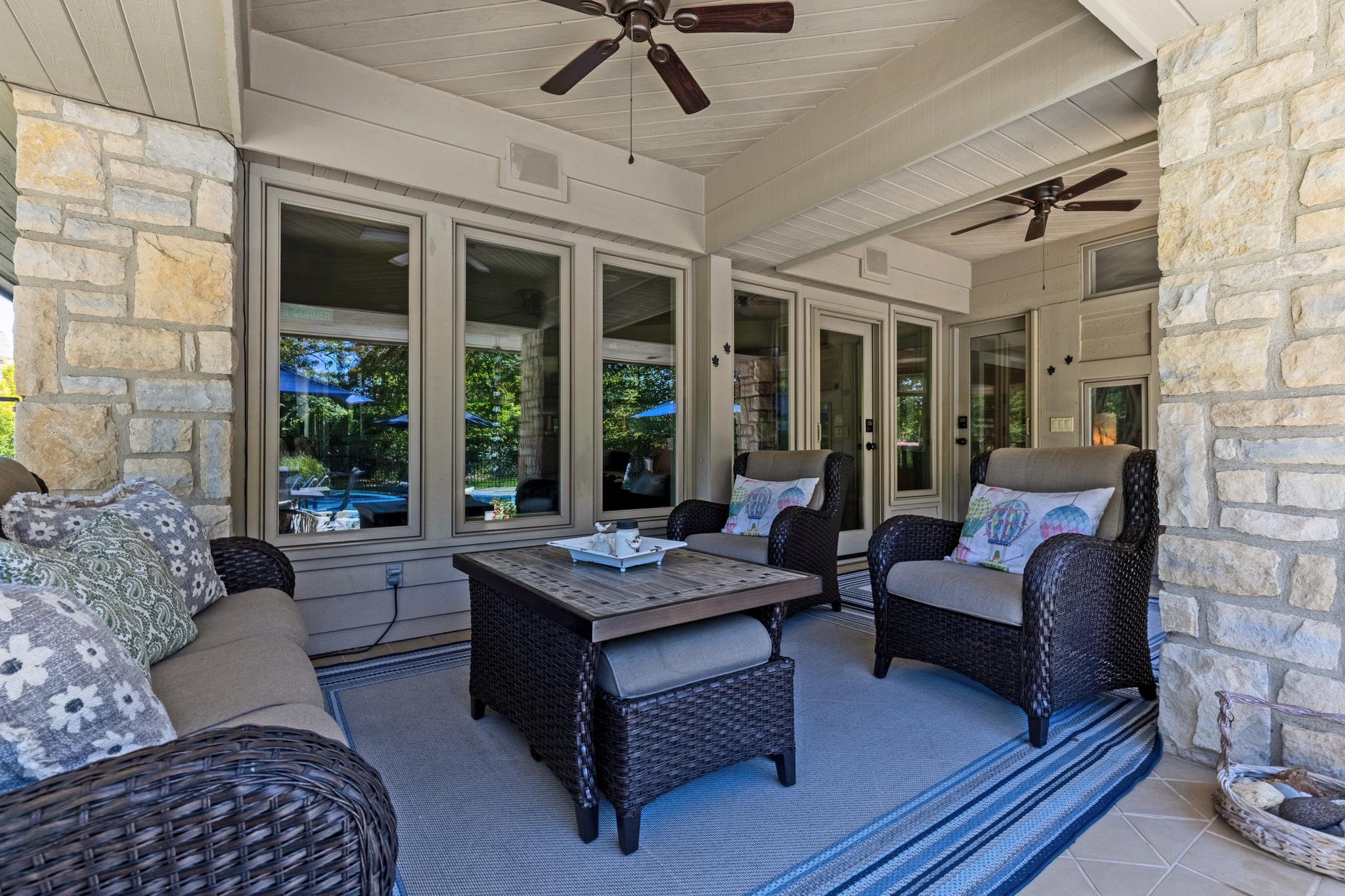Covered Back Porch