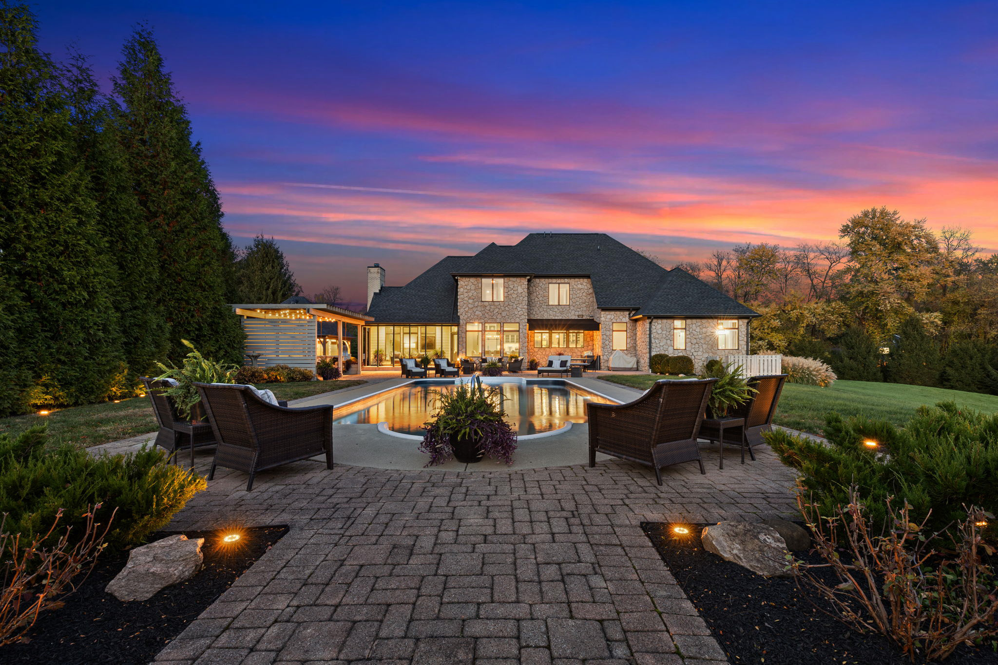 Exterior Back Twilight