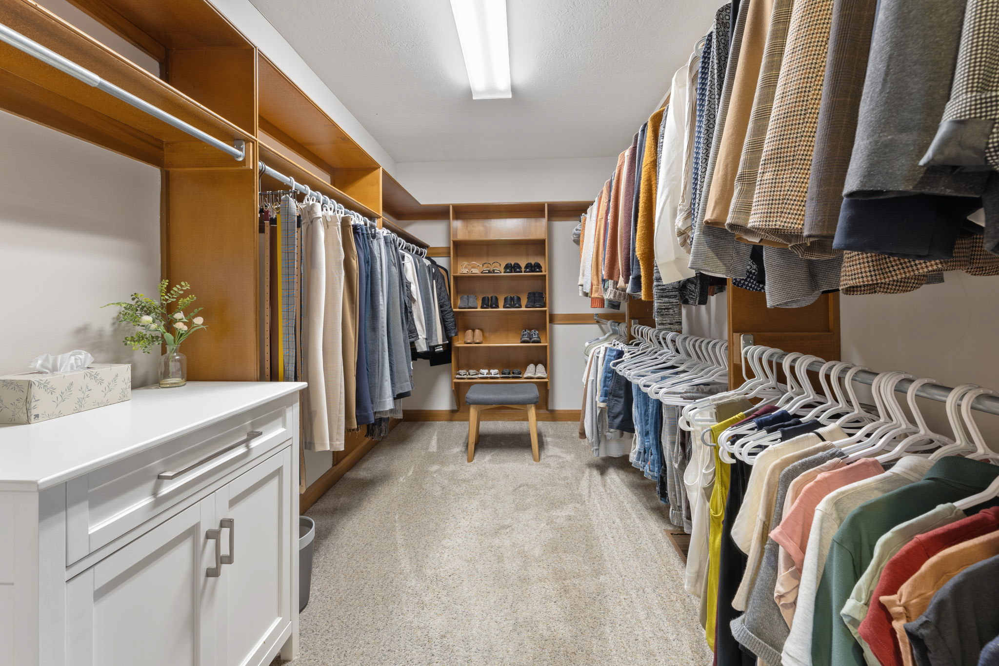 Entry Level Primary Closet