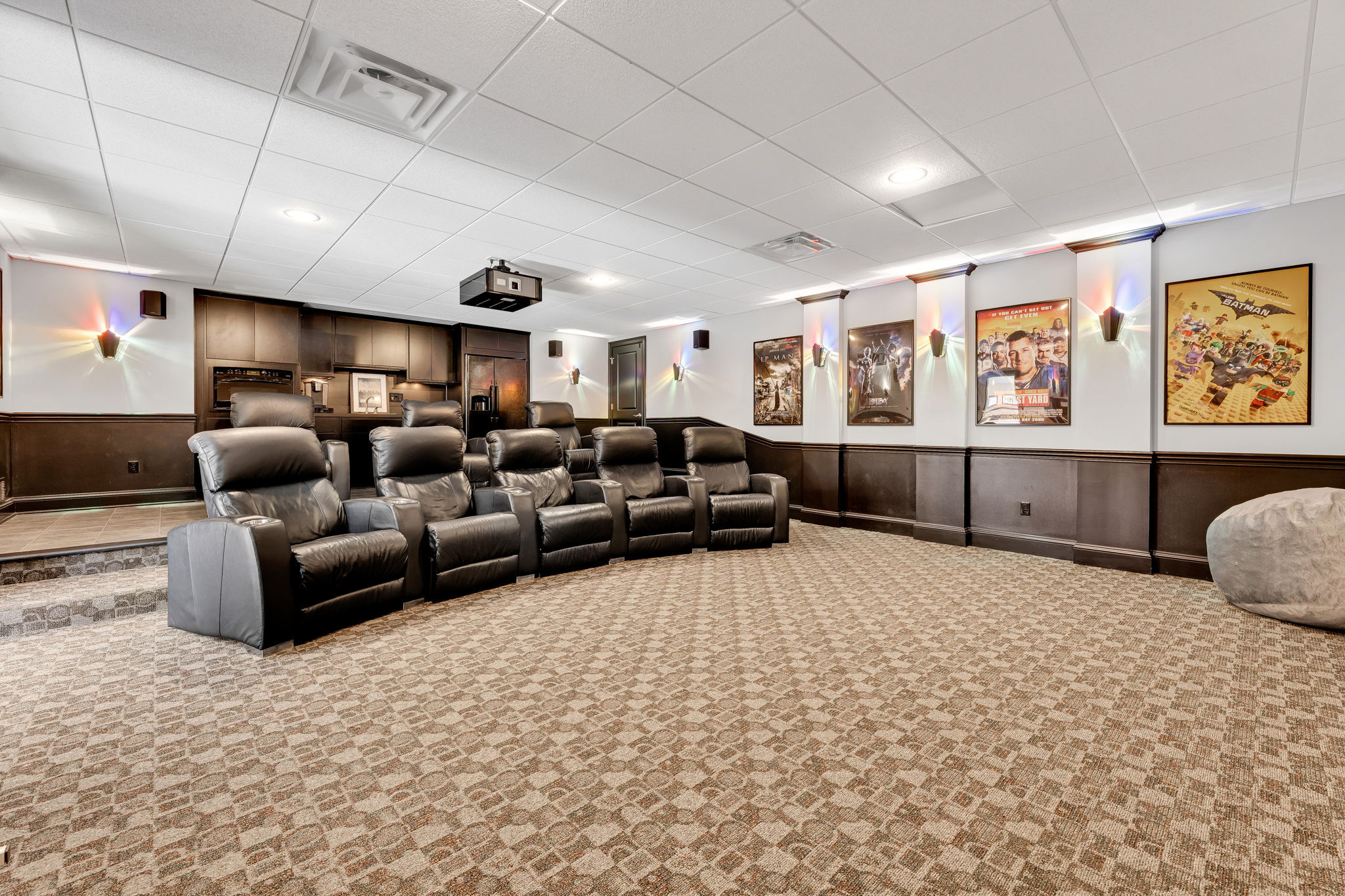 Lower Level Theatre Room