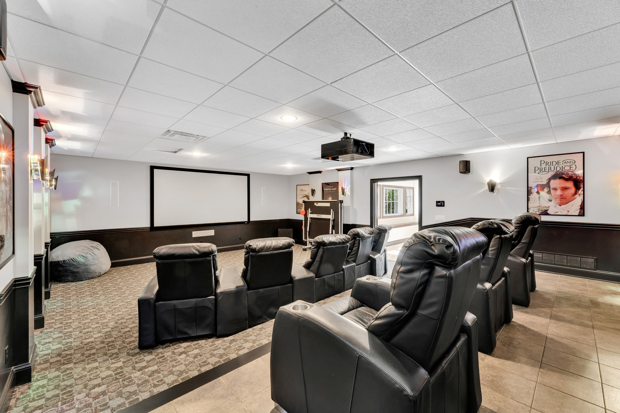 Lower Level Theatre Room