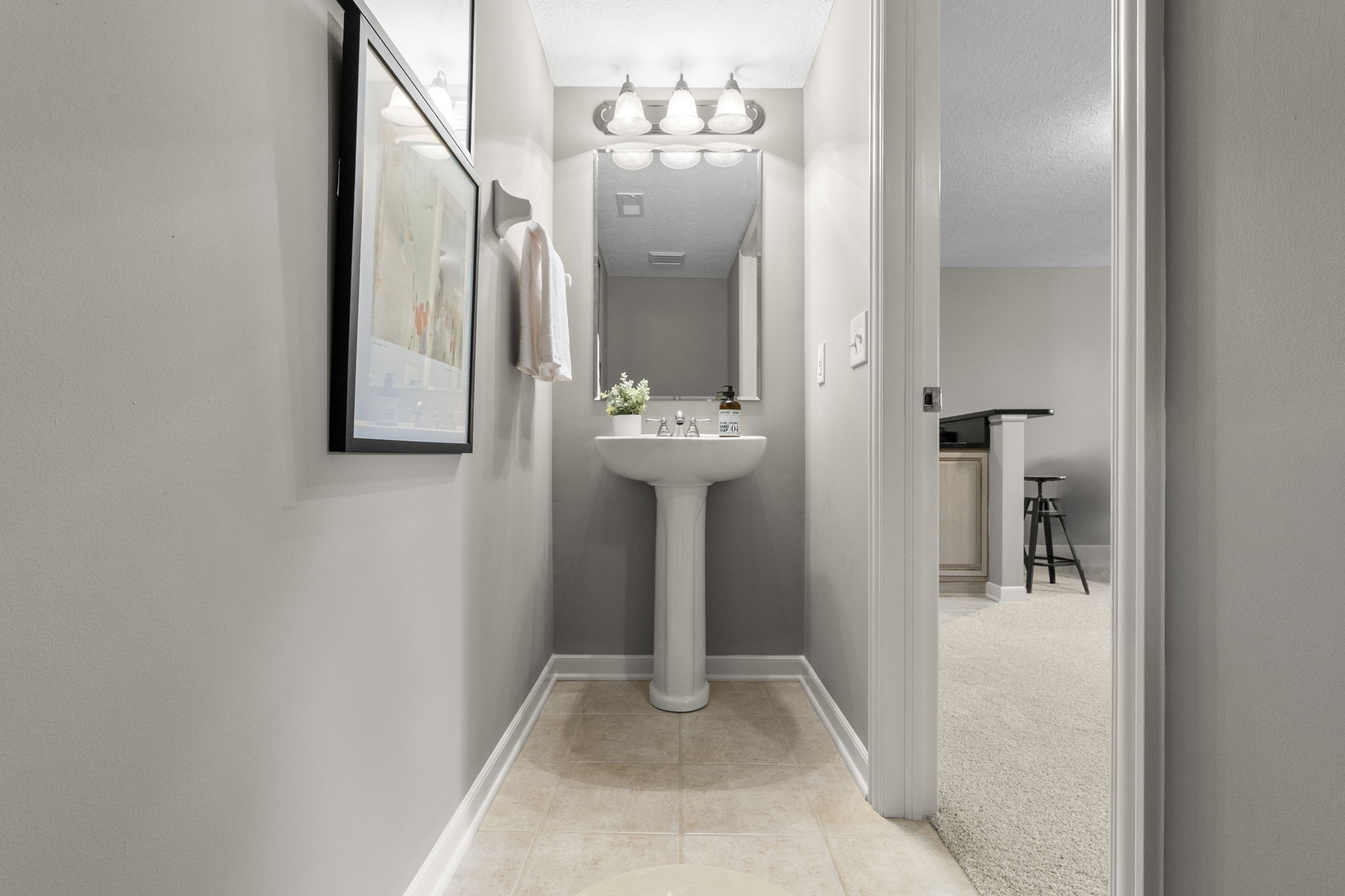 Lower Level Half Bath