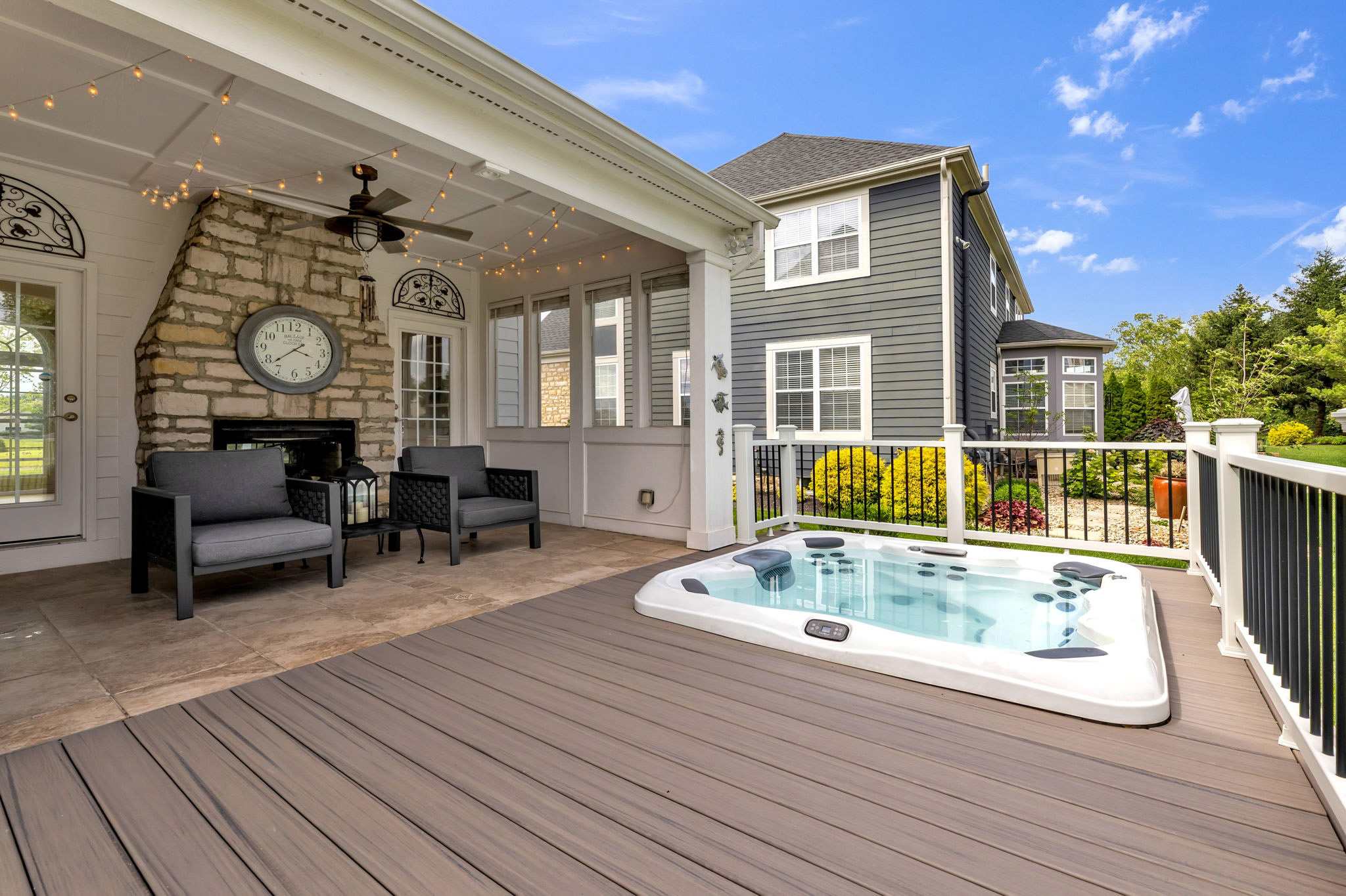 Covered Back Porch
