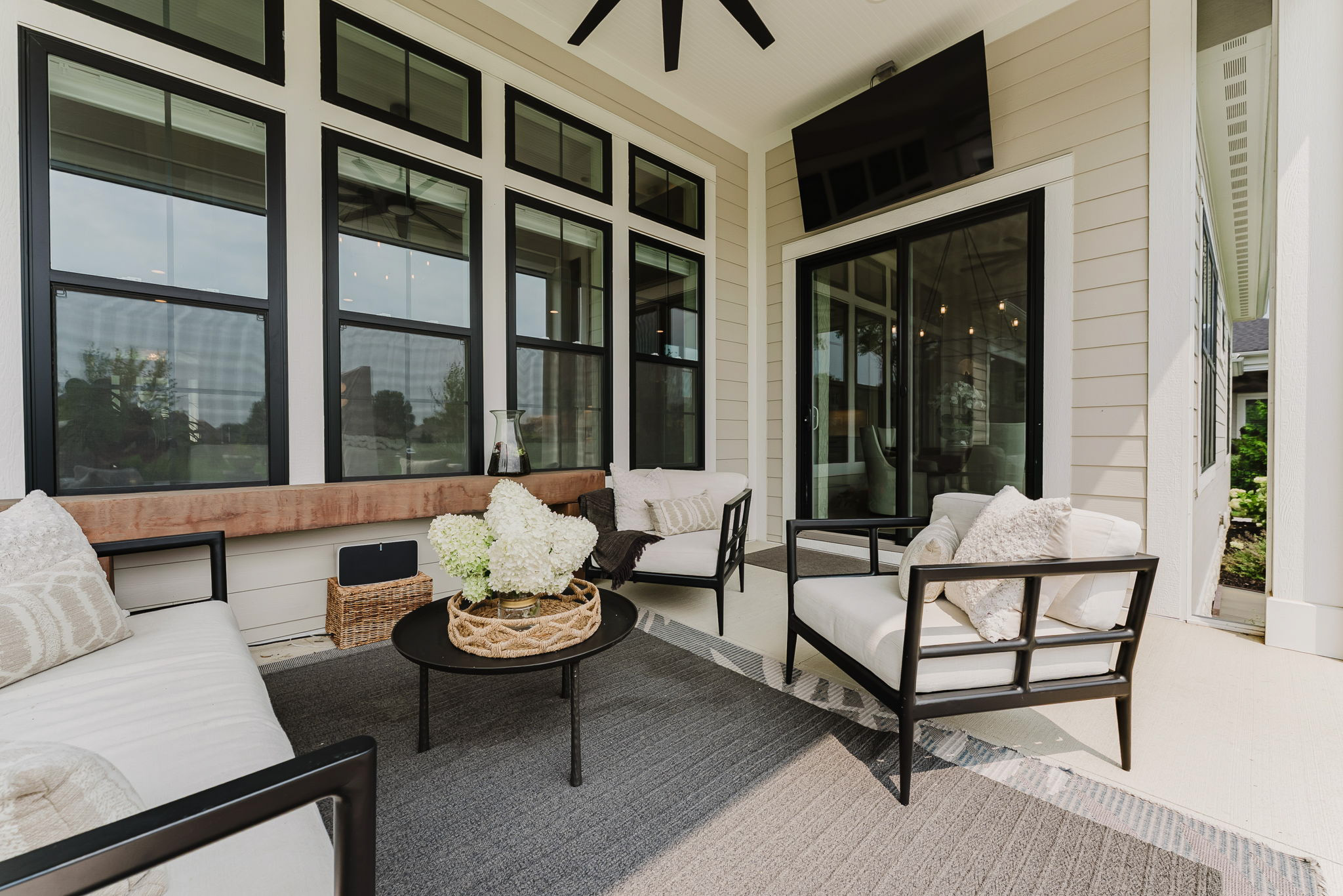 Covered Back Porch