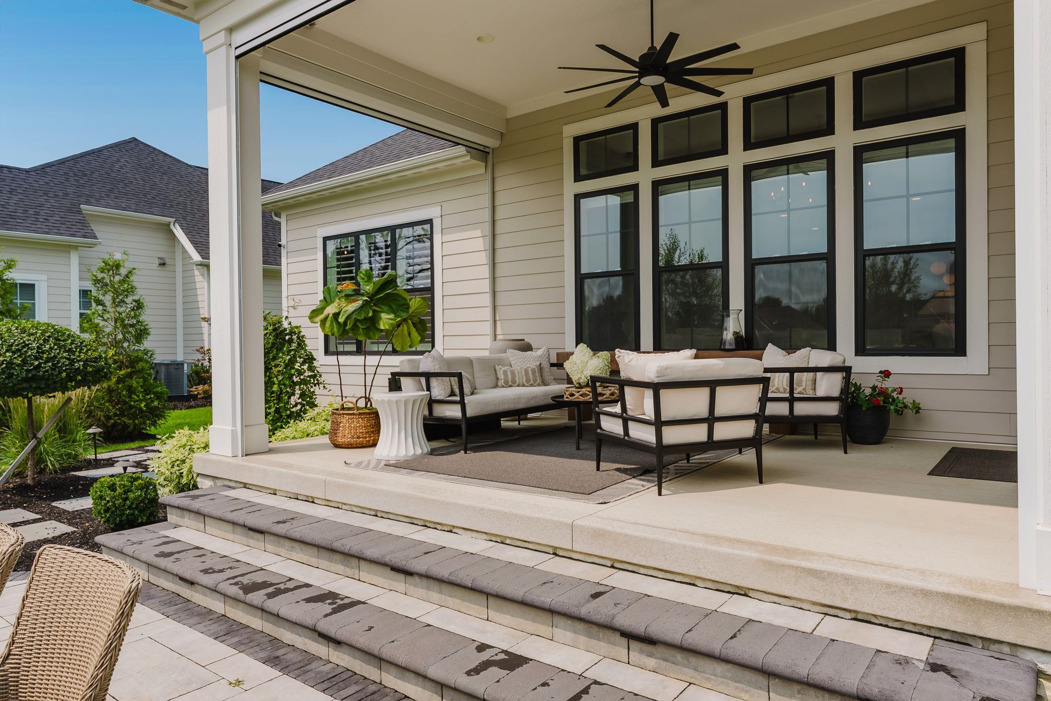 Covered Back Porch