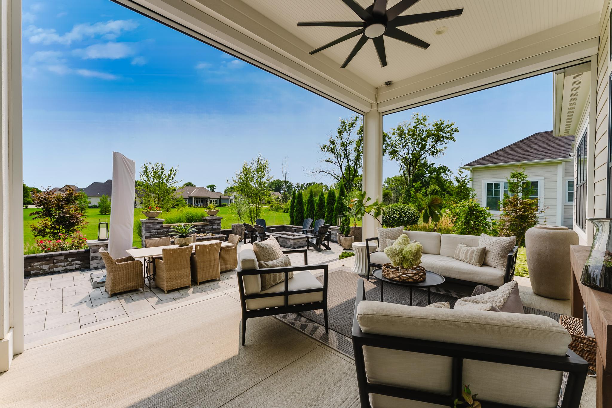 Covered Back Porch