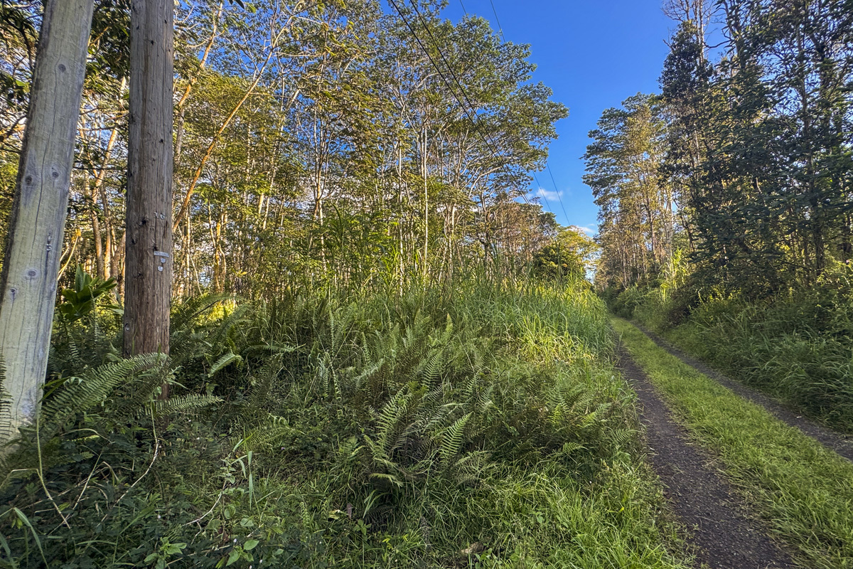 Frontage for the 5 acres is 250 feet