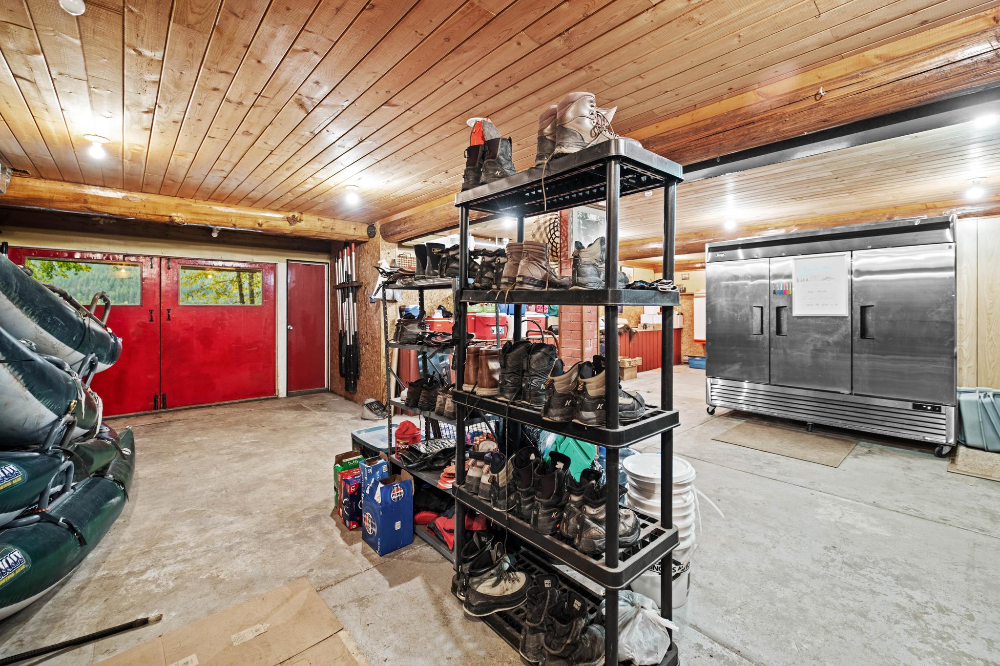 Storage Inside the Lodge
