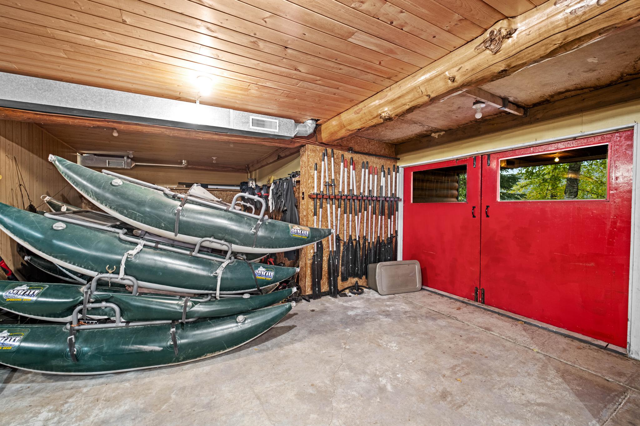 Storage Inside the Lodge