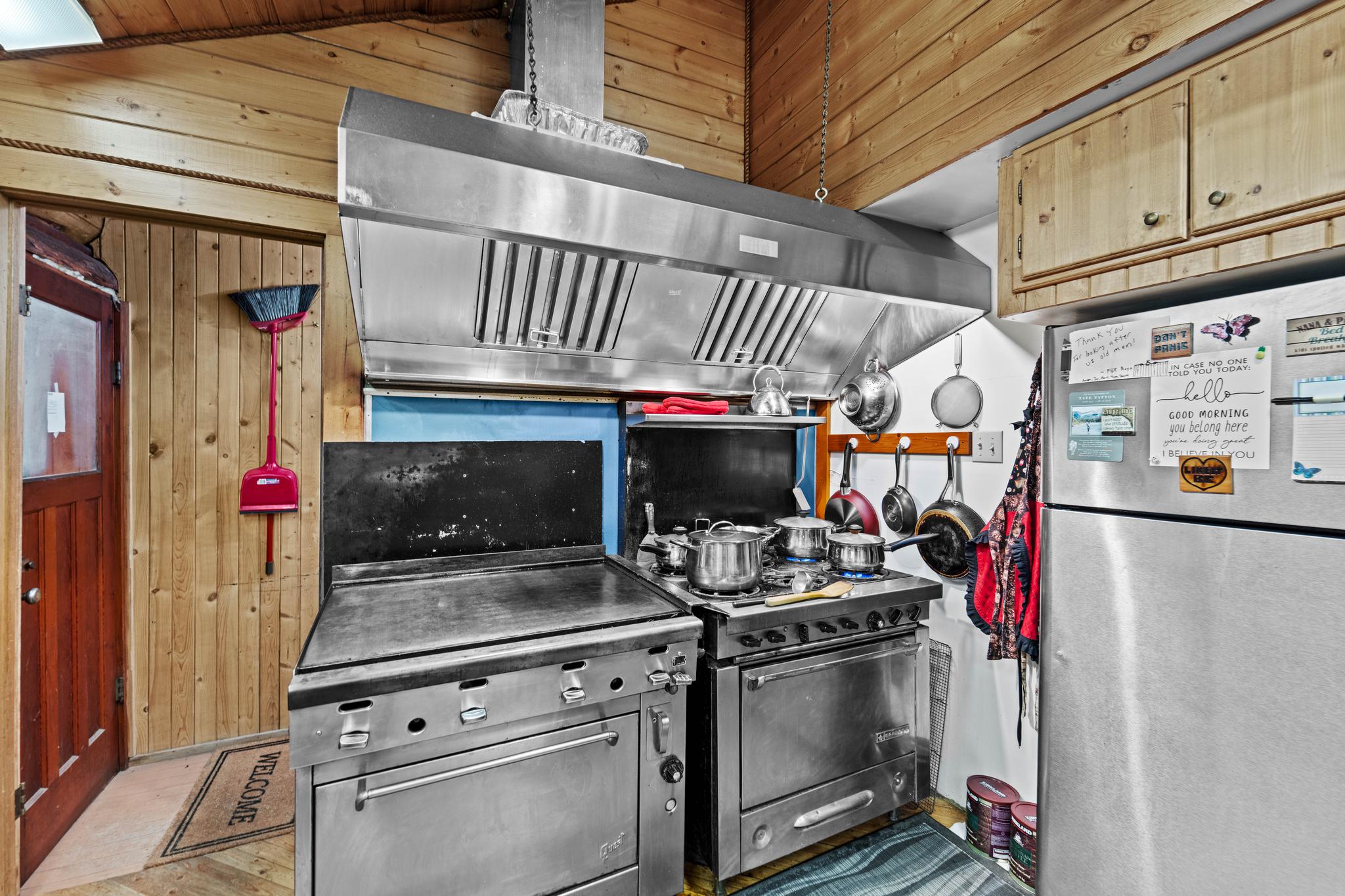 Commercial Kitchen Inside the Lodge