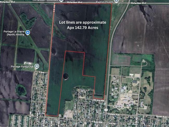 Invest, Develop, or Land Bank – Expansive 142-Acre Opportunity in Portage la Prairie , Manitoba R1N 3B7