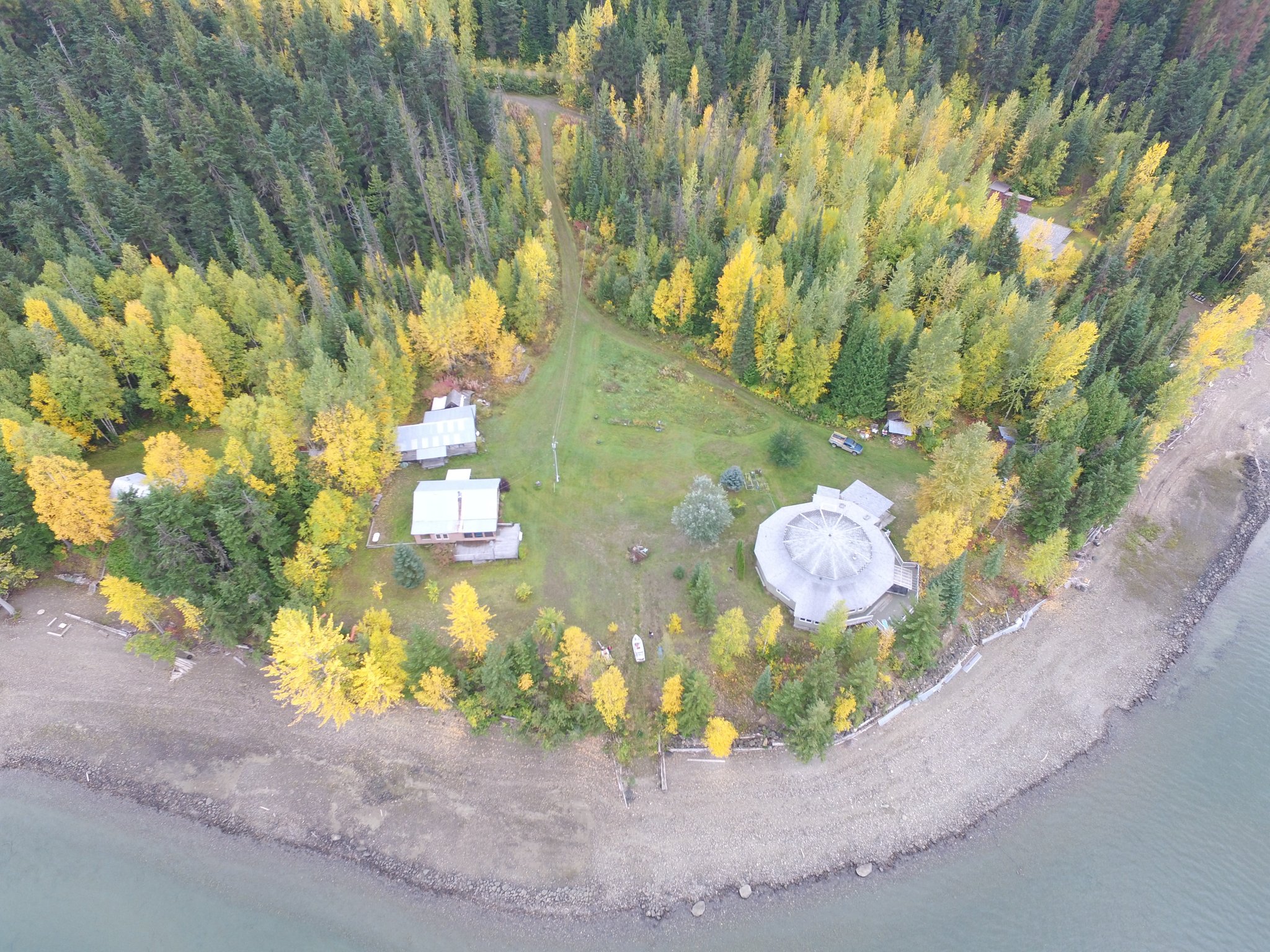 Custom Waterfront Home Acreage on Quesnel Lake