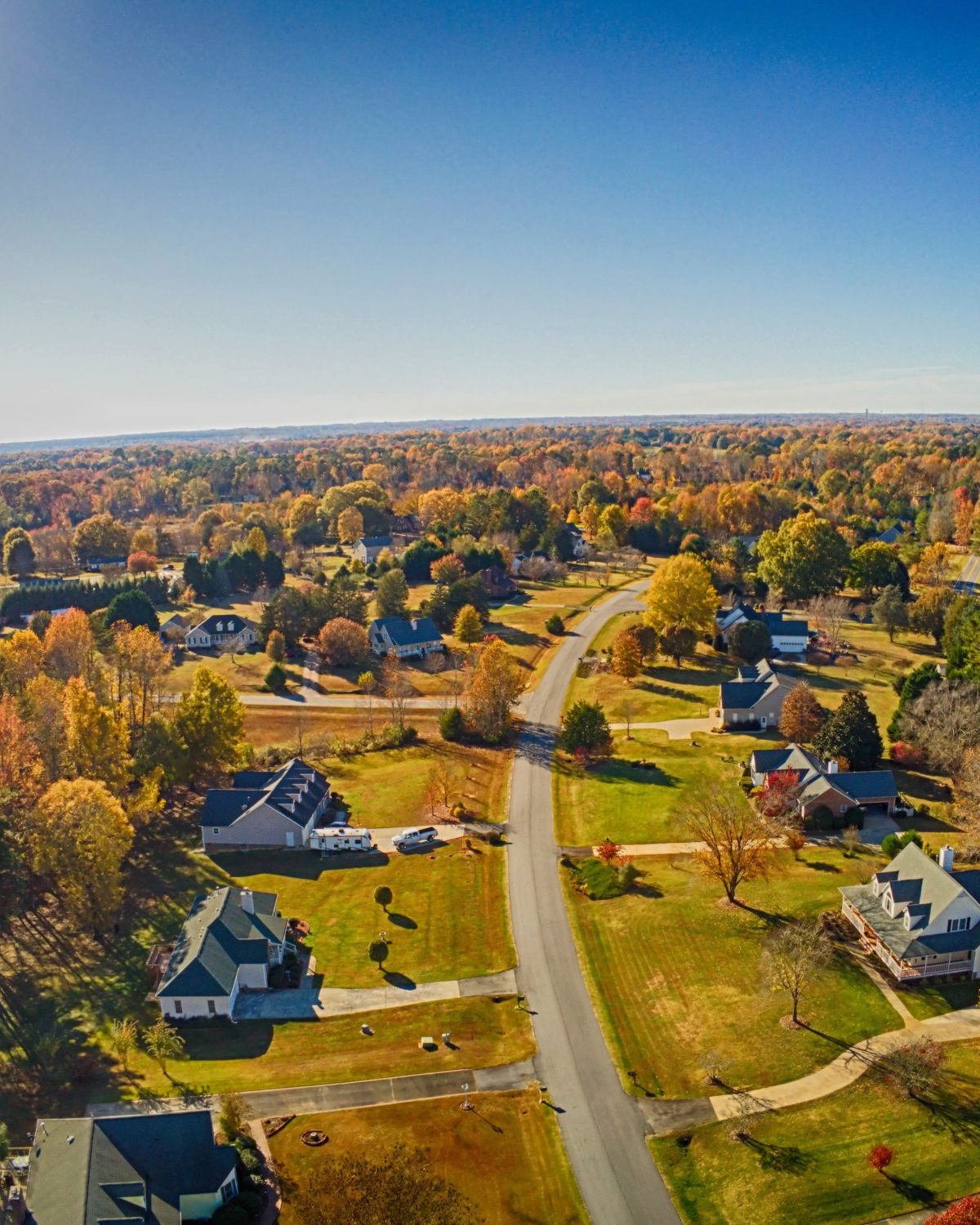 neighborhood aerial view