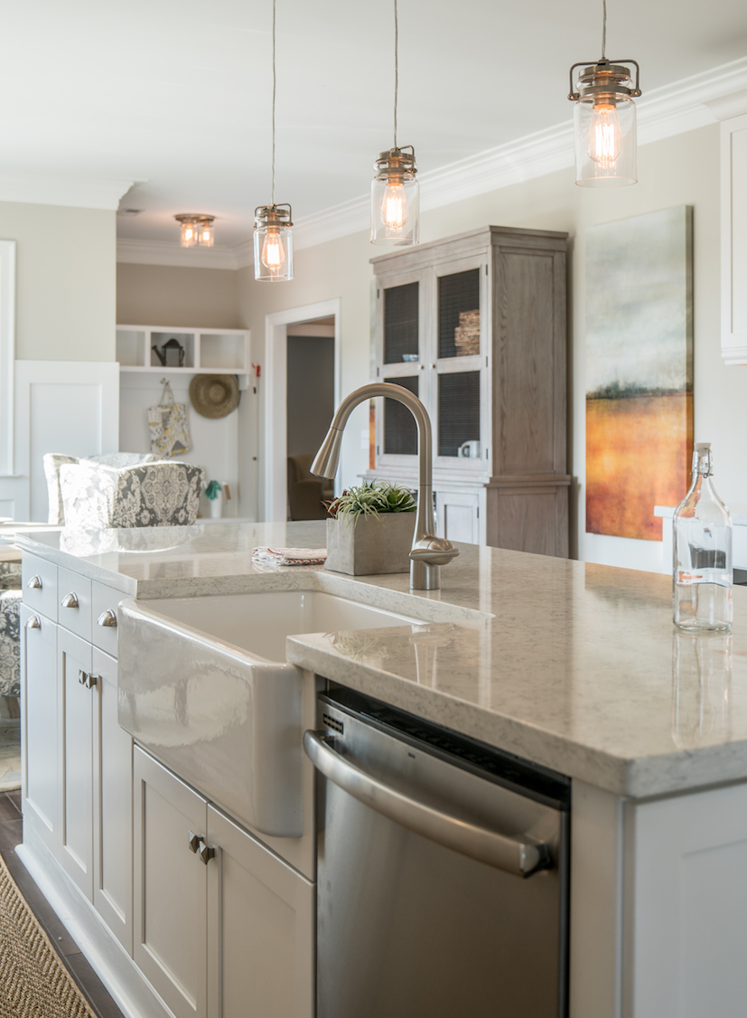 TH Clayton Development Company Developer Kitchen island sink