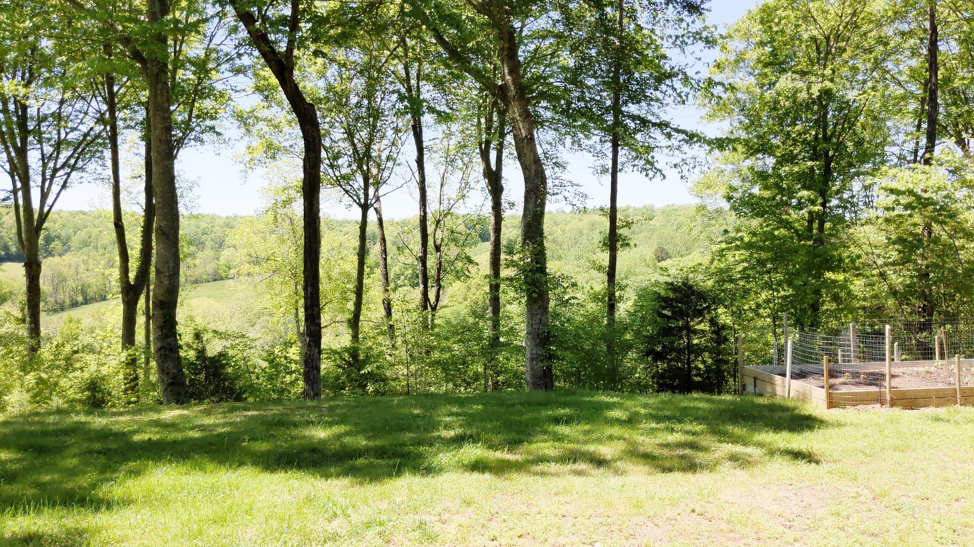 8 + very private and wooded acres -Raised Garden Bed with a view at your new home - Country Home for Sale near Nashville TN