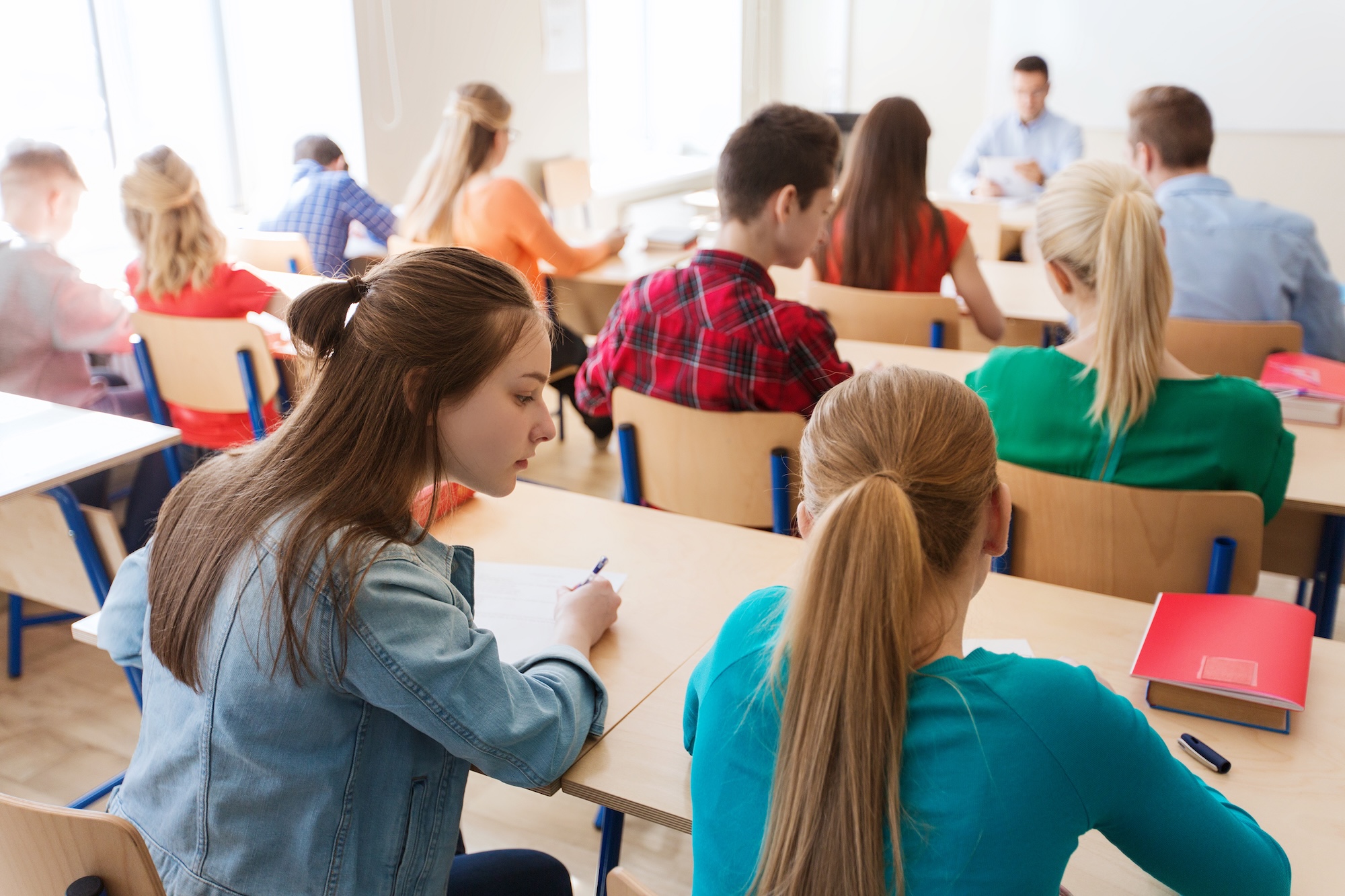 kids in school