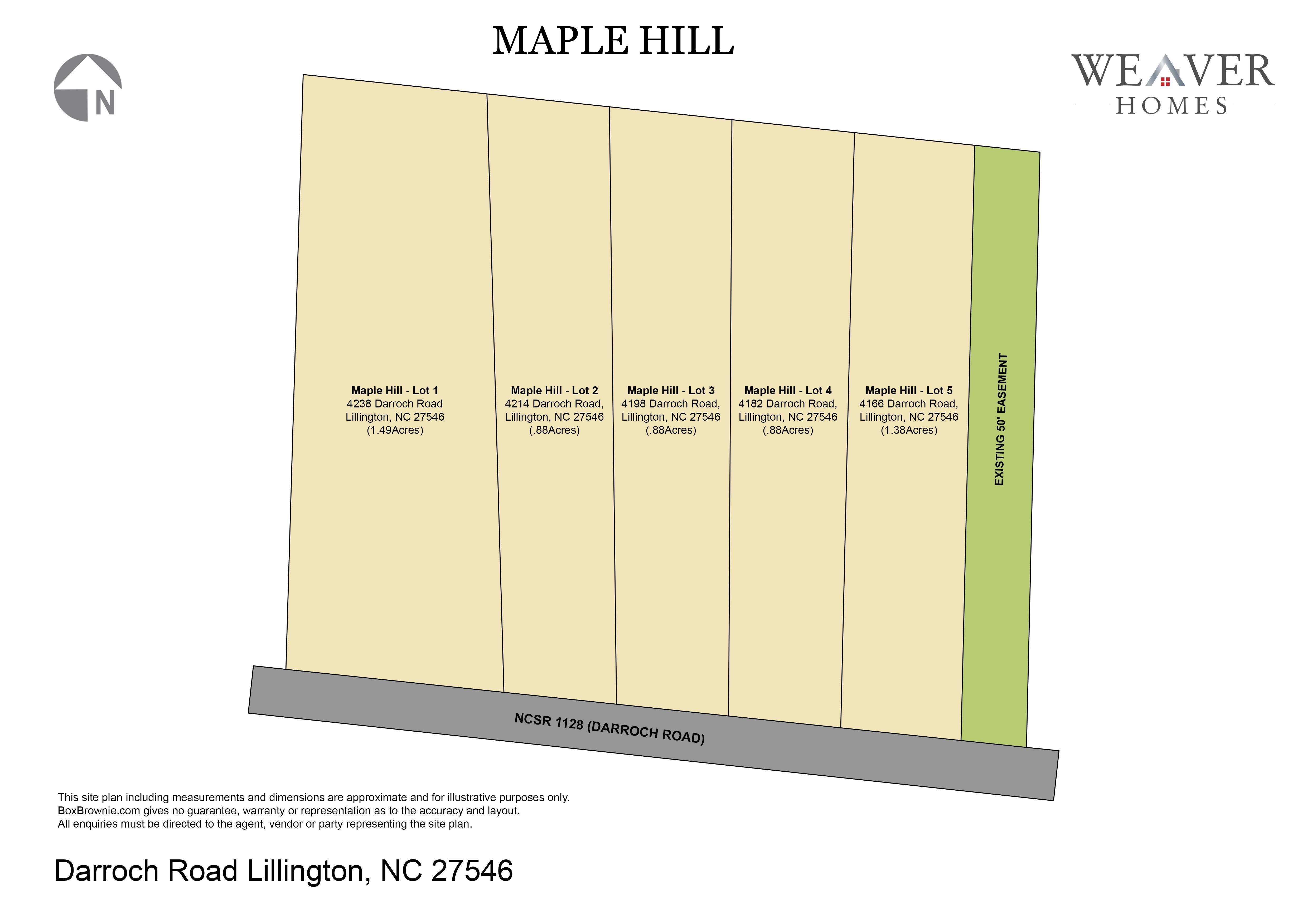Maple Hill Available Lots