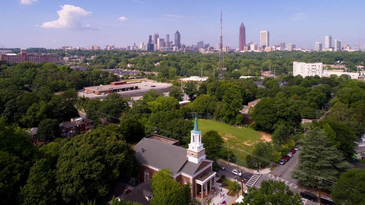 Virginia Highland aerial view